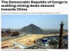 La auditor&iacute;a de la Rep&uacute;blica Democr&aacute;tica del Congo y el intento de renegociaci&oacute;n de un acuerdo minero chino es un movimiento importante
