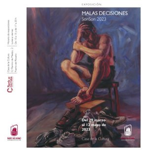 Fuerteventura: El artista Sonson presenta en la Casa de la Cultura de Puerto del Rosario su exposición de pintura ‘Malas decisiones’