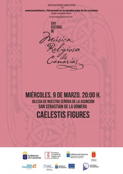 El Festival de M&uacute;sica Religiosa de Canarias inicia su itinerario en La Gomera con el concierto &lsquo;Caelestis Figures&rsquo;