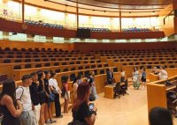 El alumnado del IES Villa de Firgas premiado en el concurso &ldquo;Cumplimos 40 a&ntilde;os de autonom&iacute;a&rdquo; visita el Senado