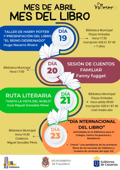 Valleseco conmemora el D&iacute;a del Libro entre p&aacute;ginas llenas de emociones