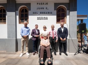 G&aacute;ldar inaugura en Barrial la nominaci&oacute;n de los Pasajes Juan del Rosario y Francisco Padr&oacute;n Silva