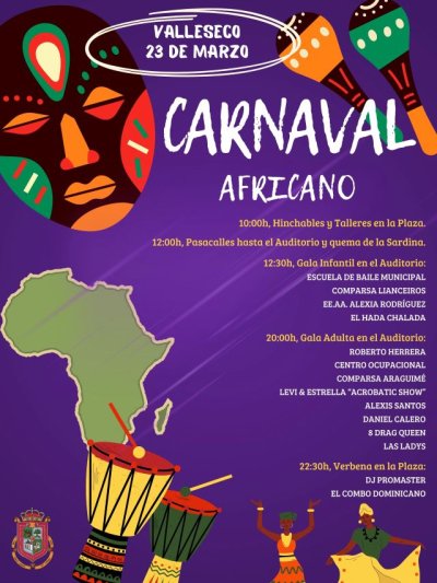 Sábado de carnaval en el municipio de Valleseco
