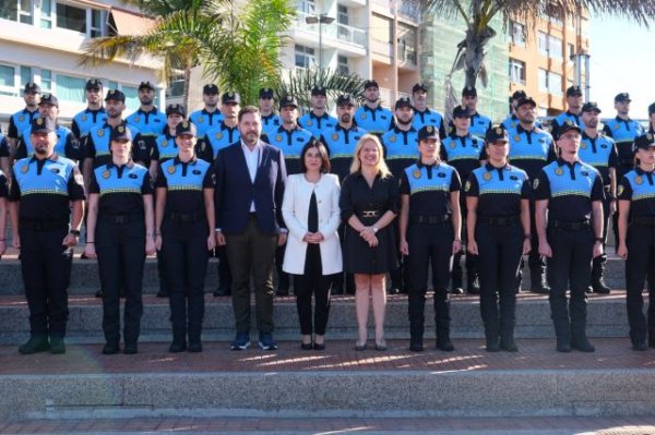 Bienvenida de la Alcaldesa de Las Palmas de Gran Canaria a 45 nuevos agentes de la Policía Local