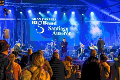 ‘Firgas Big Band Festival’ rindió homenaje musical a la trayectoria de Santiago Auserón