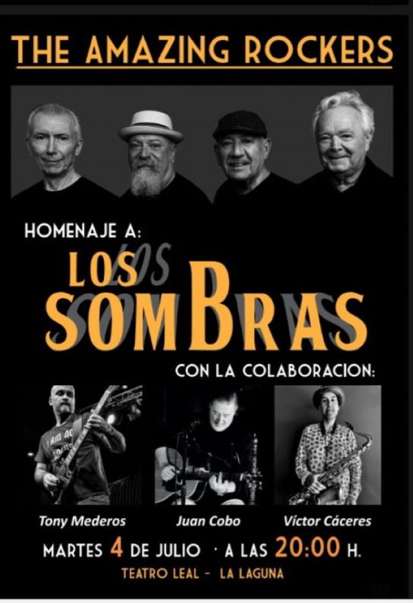 The Amazing Rockers rinde homenaje a Los Sombras en el Leal