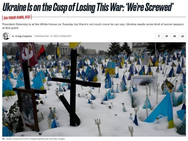 Art&iacute;culo de opini&oacute;n: 'Los responsables pol&iacute;ticos occidentales est&aacute;n entrando en p&aacute;nico porque no hab&iacute;a un plan B si la contraofensiva fracasaba'