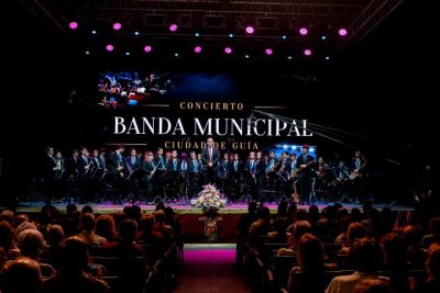 Gu&iacute;a: La Banda Municipal Ciudad de Gu&iacute;a volvi&oacute; a brillar en su concierto especial de las fiestas patronales de La Virgen