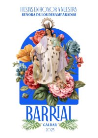 Gáldar: Barrial ya tiene imagen festiva para sus fiestas 2025