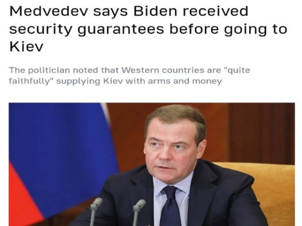 No tiene nada de extra&ntilde;o que Rusia d&eacute; garant&iacute;as de seguridad a Biden durante su viaje a Kiev