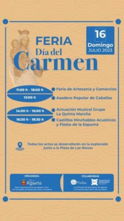 Agaete: &#039;Primera Feria del Día del Carmen&#039;