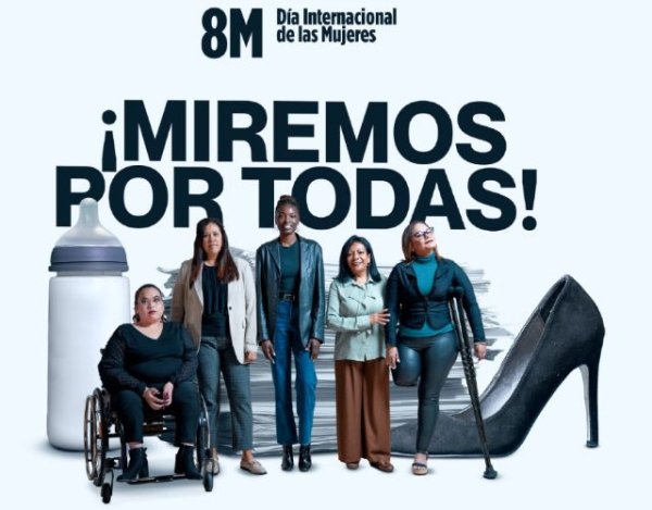 “Miremos por todas”, lema de la campaña institucional del Gobierno de Canarias y los cabildos por el 8M