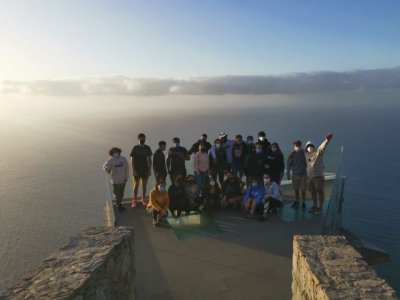 La consejera de Juventud del Cabildo se une a la actividad ‘Ruta de los miradores de La Aldea’