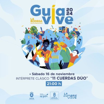 La Bodega acoge este sábado la actuación de ’11 Cuerdas Dúo’ dentro de la campaña “Guía vive 2024” con este espacio emblemático del casco histórico como escenario