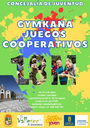 El Área de Juventud vallesequense ha programado una gymkana juegos cooperativos