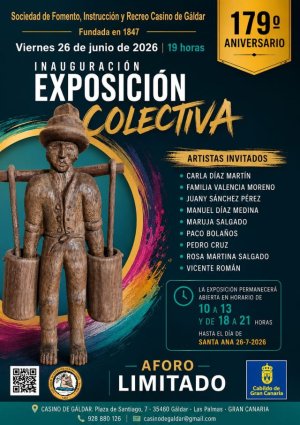 Nueve artistas convierten el Casino de G&aacute;ldar en un museo ocasional