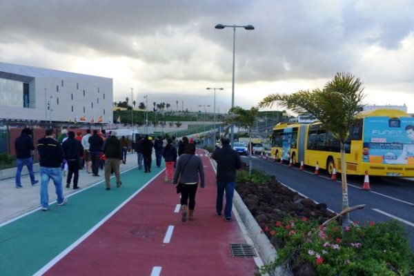 Guaguas Municipales intensifica las conexiones con el Gran Canaria Arena para la gran final de la Eurocup de baloncesto