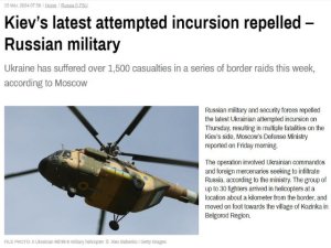 Art&iacute;culo de opini&oacute;n: 'La &uacute;ltima incursi&oacute;n de Ucrania contra la regi&oacute;n rusa de Belgorod est&aacute; impulsada por motivos puramente pol&iacute;ticos'