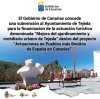 El Gobierno de Canarias concede una subvención al Ayuntamiento de Tejeda