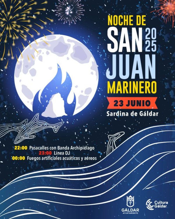 Gáldar: Sardina celebra el lunes 23 de junio la Noche de San Juan Marinero