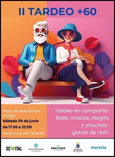 El “II Tardeo +60” reunirá a medio millar de personas este sábado en Santa Cruz de Tenerife