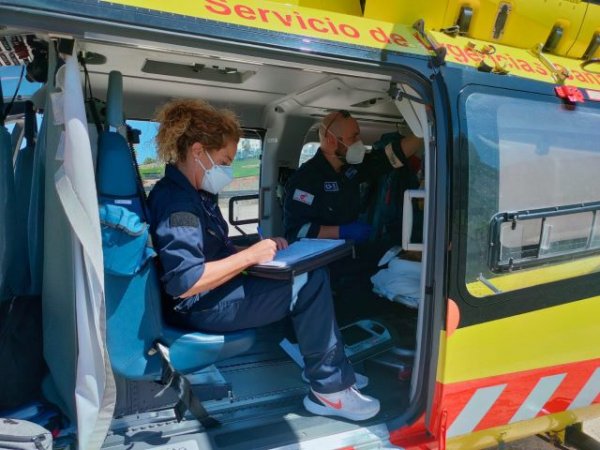 El SUC trasladó a medio centenar de pacientes críticos durante la erupción de La Palma a hospitales de Tenerife