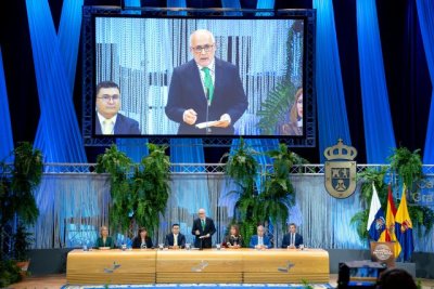 Morales resalta el papel del Cabildo como defensor del fuero insular e impulsor de la reactivaci&oacute;n econ&oacute;mica de la Isla en el 110 aniversario de la Instituci&oacute;n