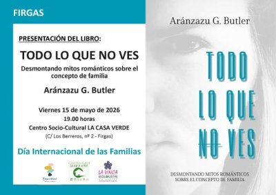 Aránzazu G. Butler presenta su libro “Todo lo que no ves”, en La Casa Verde de Firgas el viernes 15 de mayo