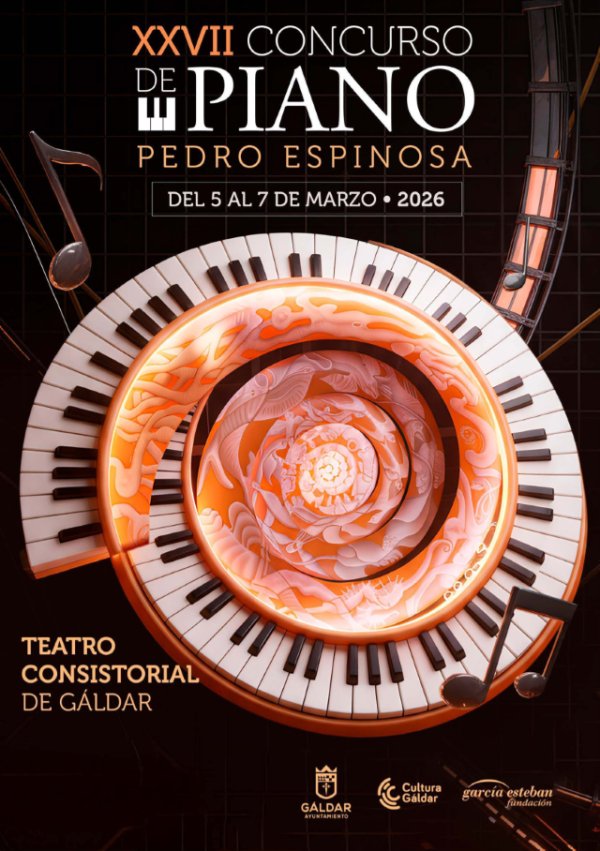 G&aacute;ldar inaugura la XXVII edici&oacute;n del Concurso de Piano Pedro Espinosa con un formato renovado y proyecci&oacute;n internacional