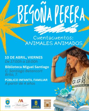 Gu&iacute;a: La Biblioteca P&uacute;blica Miguel Santiago acoge la sesi&oacute;n de cuentacuentos &lsquo;Animales Animados&rsquo; para p&uacute;blico familiar