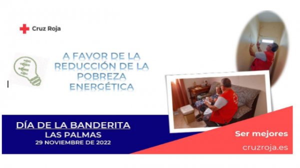 Cruz Roja dedica el “Día de la Banderita” a paliar las consecuencias de la Pobreza Energética