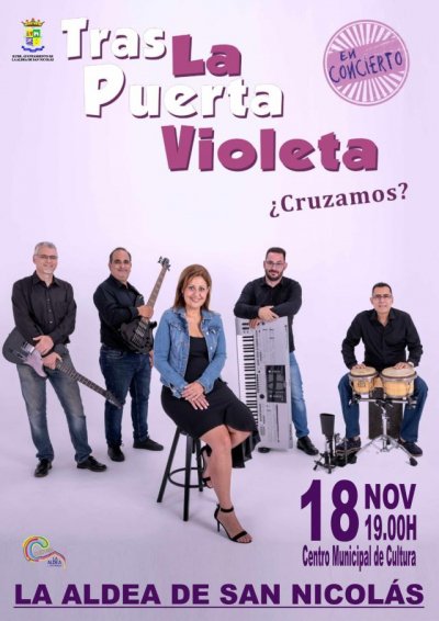 Llega a La Aldea el proyecto ‘Tras la Puerta Violeta’, el jueves 18 de noviembre