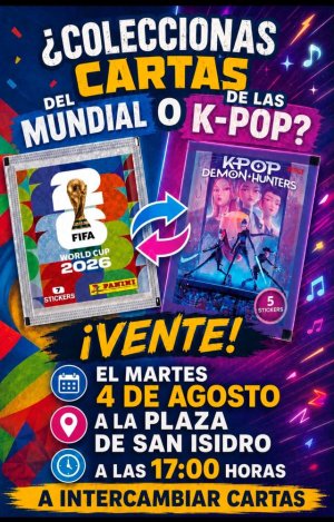G&aacute;ldar: San Isidro acoger&aacute; la tercera edici&oacute;n del intercambio de cromos y cartas coleccionables