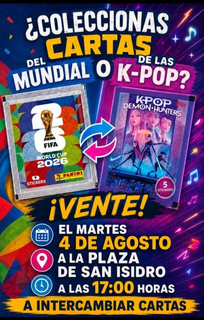 G&aacute;ldar: San Isidro acoger&aacute; la tercera edici&oacute;n del intercambio de cromos y cartas coleccionables