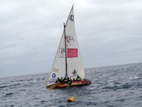 Vela Latina Canaria: Pueblo Guanche y Portuarios vencen sus pegas y mandan en el Campeonato Aguas de Teror