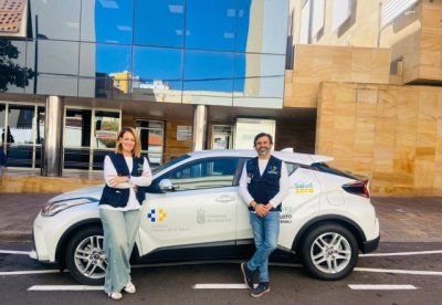 Atención Primaria de Tenerife incorpora un vehículo híbrido para la atención domiciliaria a pacientes pediátricos