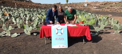 GMR y la Cooperativa Reflota de Lanzarote firman un convenio para la mejora de la capacidad comercial de la entidad