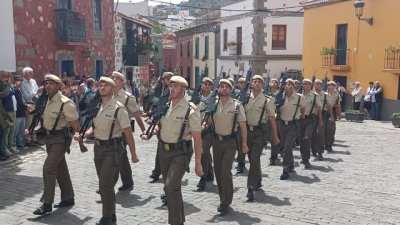 Santa Brígida homenajea a los caídos en la Batalla del Batán
