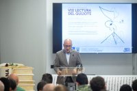 El presidente del Cabildo de Gran Canaria, Antonio Morales, abre en la Biblioteca Insular, la lectura continuada de El Quijote