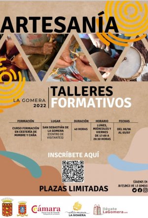 La Gomera: Cabildo y Cámara de Comercio promueven la formación artesanal a través de diversos talleres