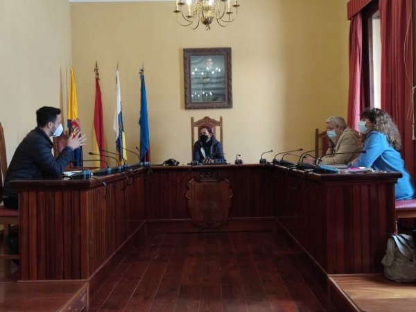 Firma de dos convenios entre el Consorcio de Viviendas del Cabildo de GC y el Ayuntamiento de Agaete