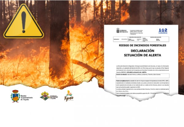 Tejeda: Declarada la situación de ALERTA