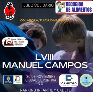 Judo: La 58ª Edición del Torneo de Judo Manuel Campos ‘Copa Gran Canaria’ reúne a más de 150 deportistas en Gran Canaria