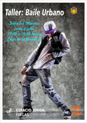 Villa de Firgas: Taller “Baile Urbano”, todos lo martes de los meses de junio y julio