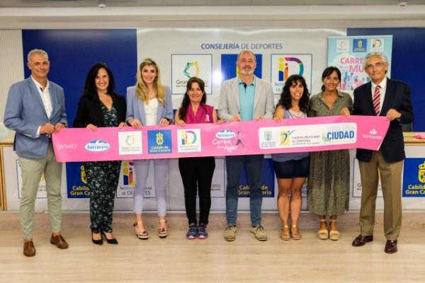 “Marea Rosa” llega a Gran Canaria este domingo con la Carrera de la Mujer, reconocida a nivel europeo