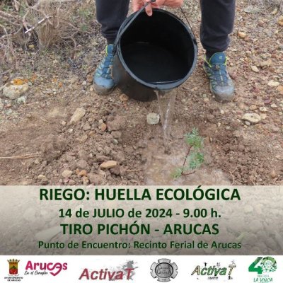Arucas: El domingo 14 de julio se convoca una acción de riego de las repoblaciones en la zona de Tiro Pichón