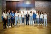 El presidente de Canarias felicita al equipo de voleibol femenino CV Haris por su campeonato de Superliga 1