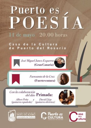 Fuerteventura: Fuensanta de la Cruz y José Miguel Junco Ezquerra, este jueves en ‘Puerto es Poesía’