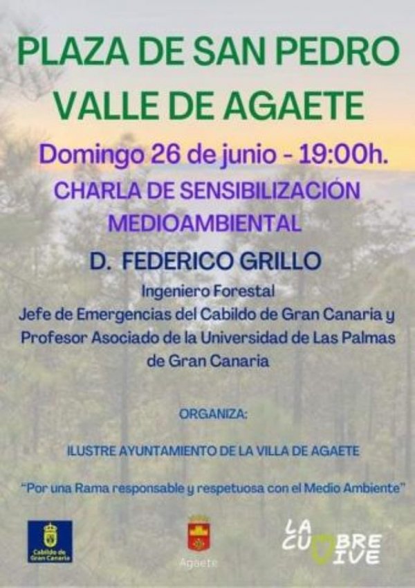 Charla de Sensibilización Medioambiental en el Valle de Agaete