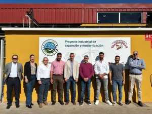 Visita del consejero de Agricultura del Gobierno de Canarias a La Aldea de San Nicolás